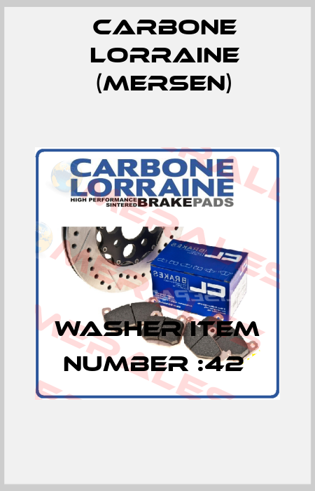 WASHER ITEM NUMBER :42  Carbone Lorraine (Mersen)