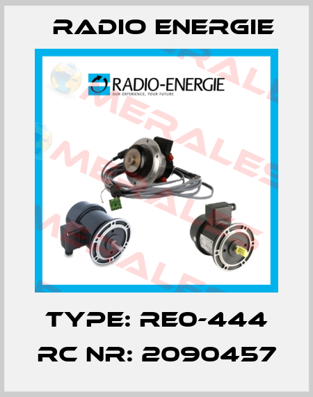 Type: RE0-444 RC Nr: 2090457 Radio Energie