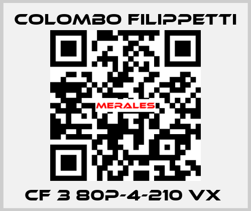 CF 3 80P-4-210 VX  Colombo Filippetti