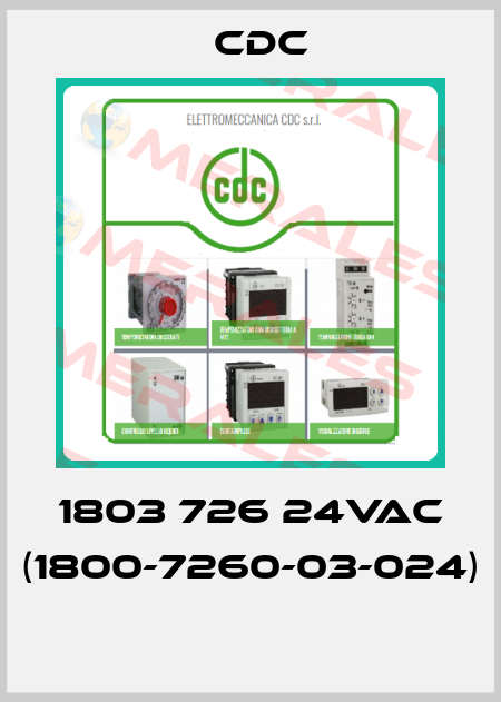 1803 726 24Vac (1800-7260-03-024)  CDC