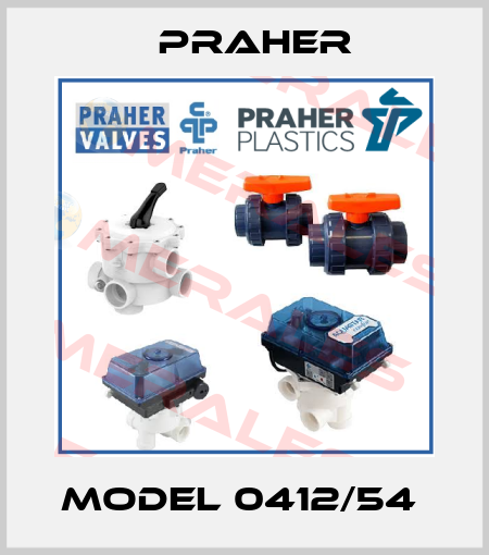 Model 0412/54  Praher