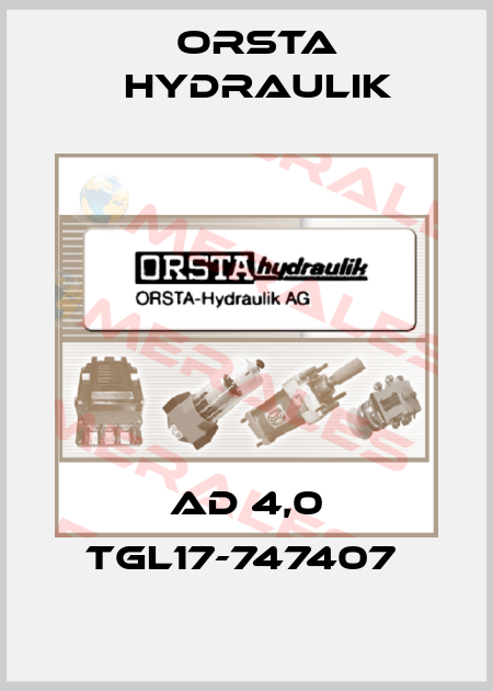 AD 4,0 TGL17-747407  Orsta Hydraulik