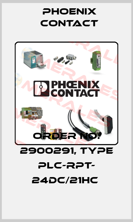 Order No. 2900291, Type PLC-RPT- 24DC/21HC  Phoenix Contact