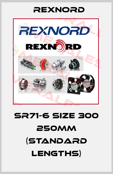 SR71-6 SIZE 300 250mm (Standard Lengths) Rexnord