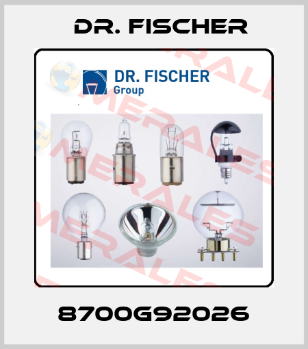8700G92026 Dr. Fischer