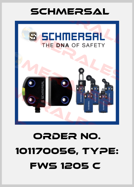 Order No. 101170056, Type: FWS 1205 C  Schmersal