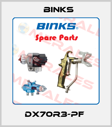 DX70R3-PF  Binks