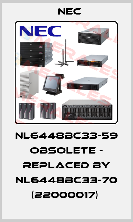 NL6448BC33-59 OBSOLETE - REPLACED BY NL6448BC33-70 (22000017)  Nec