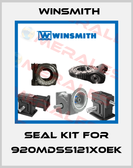Seal kit for 920MDSS121X0EK Winsmith