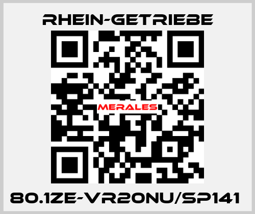 80.1ZE-VR20NU/SP141  Rhein-Getriebe