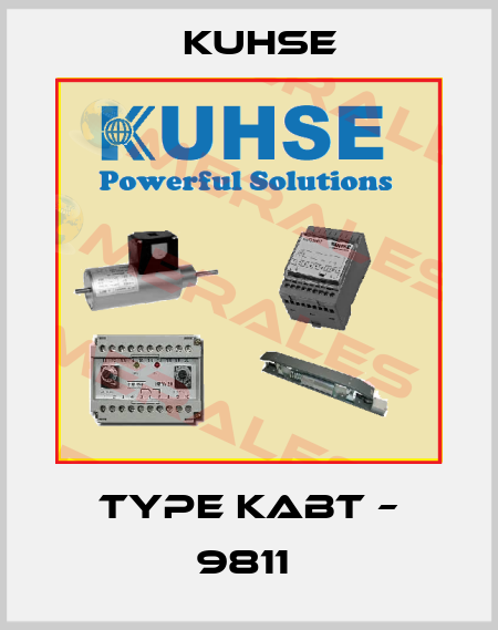 Type KABT – 9811  Kuhse