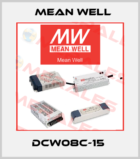 DCW08C-15  Mean Well