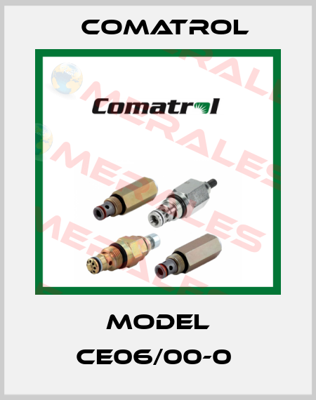 Model CE06/00-0  Comatrol