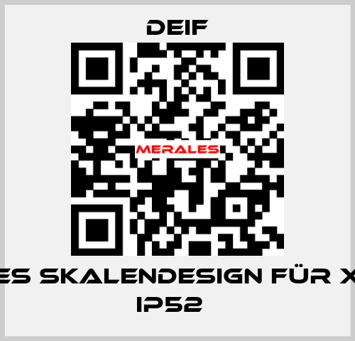 Neues Skalendesign für XL96 IP52   Deif