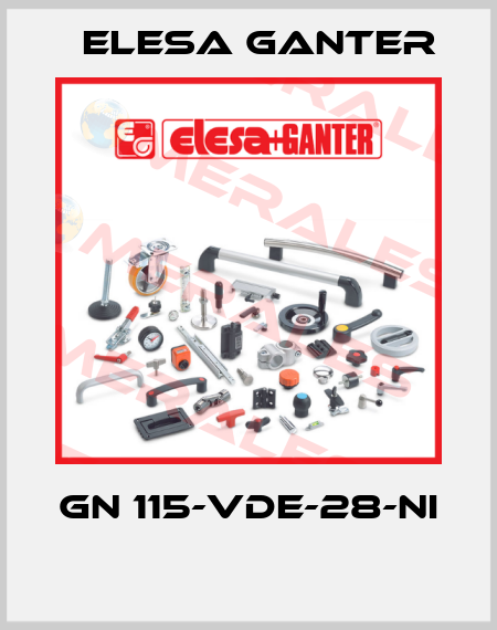 GN 115-VDE-28-NI  Elesa Ganter