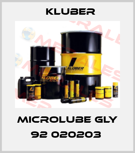 MICROLUBE GLY 92 020203  Kluber