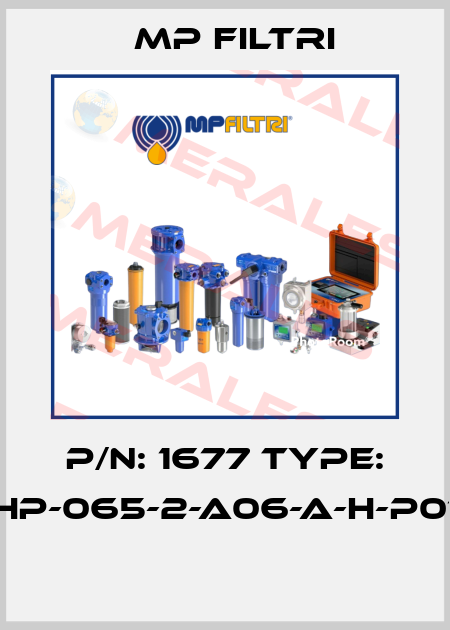 P/N: 1677 Type: HP-065-2-A06-A-H-P01  MP Filtri