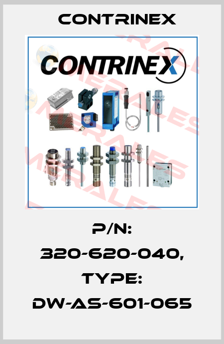 p/n: 320-620-040, Type: DW-AS-601-065 Contrinex