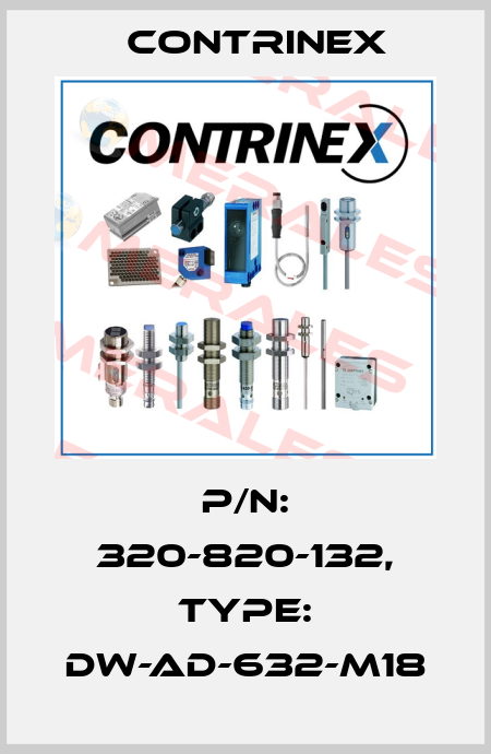 p/n: 320-820-132, Type: DW-AD-632-M18 Contrinex