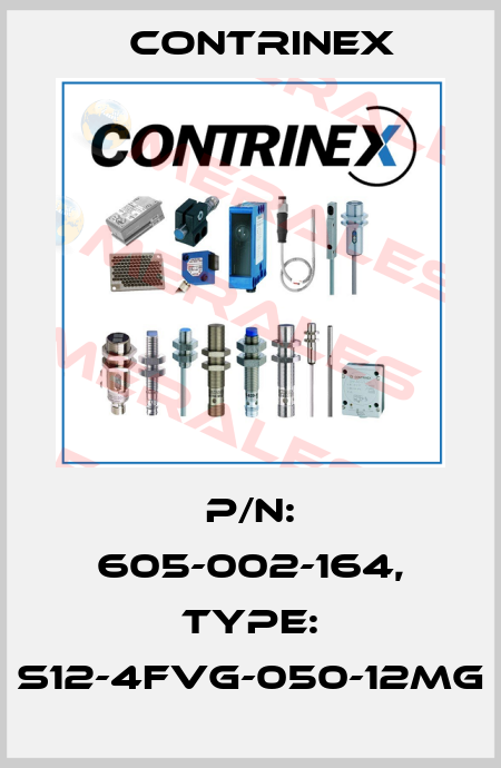 p/n: 605-002-164, Type: S12-4FVG-050-12MG Contrinex