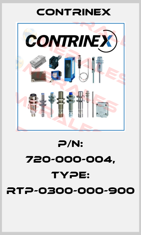 P/N: 720-000-004, Type: RTP-0300-000-900  Contrinex