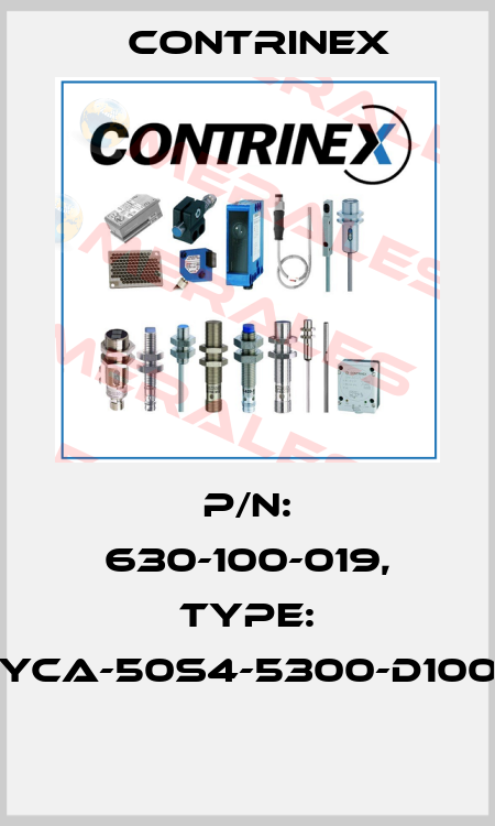P/N: 630-100-019, Type: YCA-50S4-5300-D100  Contrinex