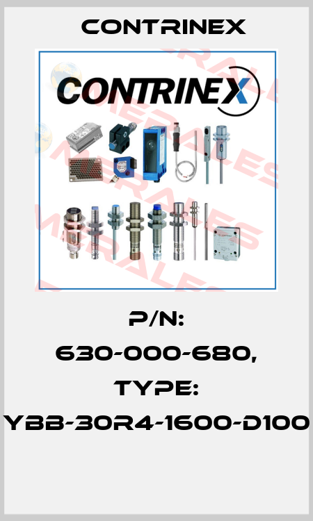 P/N: 630-000-680, Type: YBB-30R4-1600-D100  Contrinex