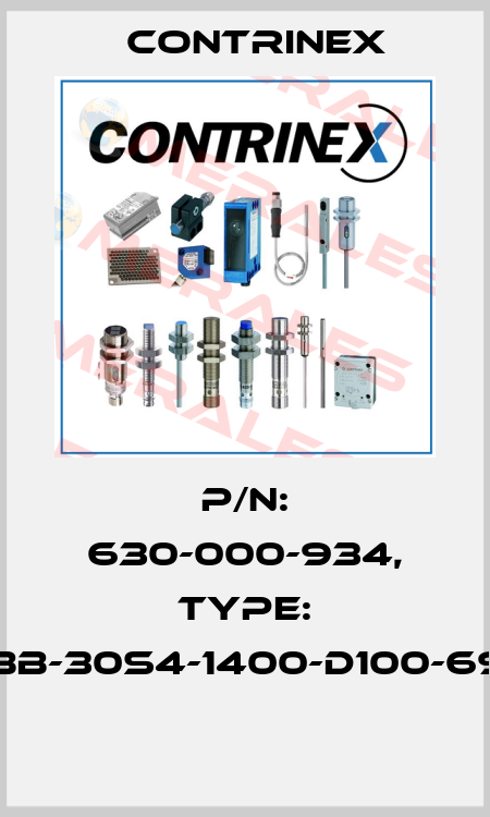 P/N: 630-000-934, Type: YBB-30S4-1400-D100-69K  Contrinex