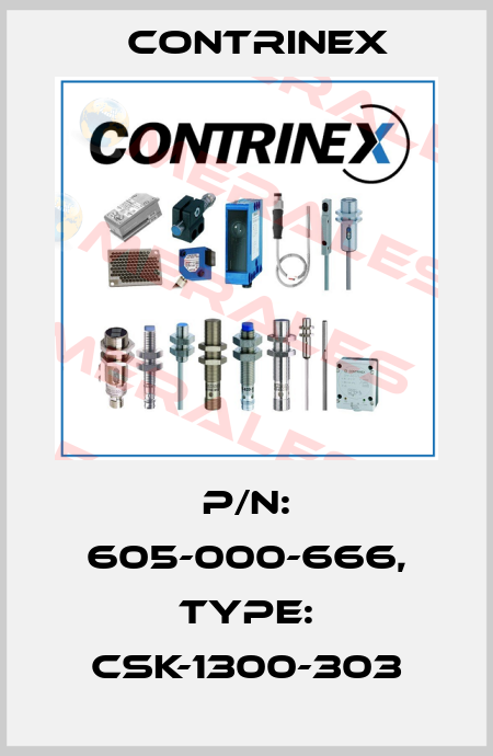 p/n: 605-000-666, Type: CSK-1300-303 Contrinex