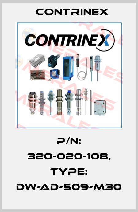 p/n: 320-020-108, Type: DW-AD-509-M30 Contrinex