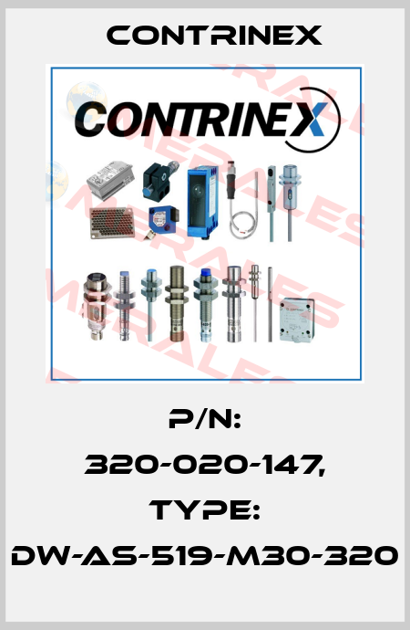 p/n: 320-020-147, Type: DW-AS-519-M30-320 Contrinex
