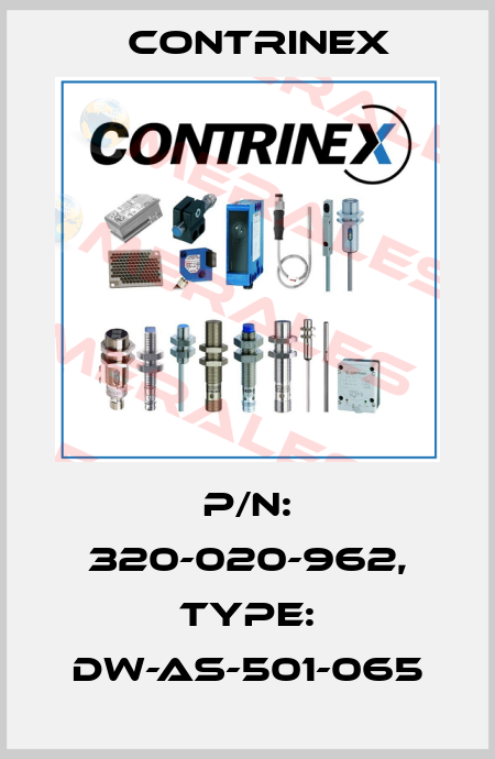 p/n: 320-020-962, Type: DW-AS-501-065 Contrinex