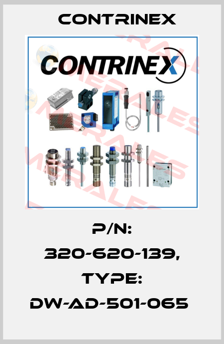 P/N: 320-620-139, Type: DW-AD-501-065  Contrinex