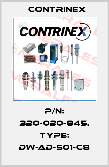 p/n: 320-020-845, Type: DW-AD-501-C8 Contrinex