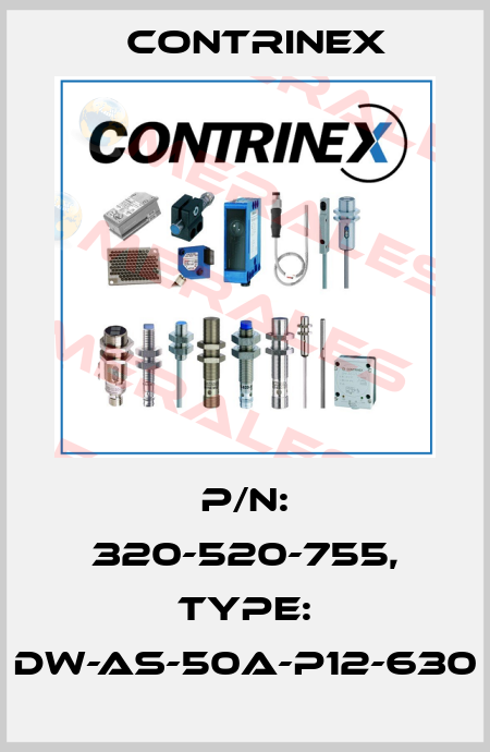 p/n: 320-520-755, Type: DW-AS-50A-P12-630 Contrinex