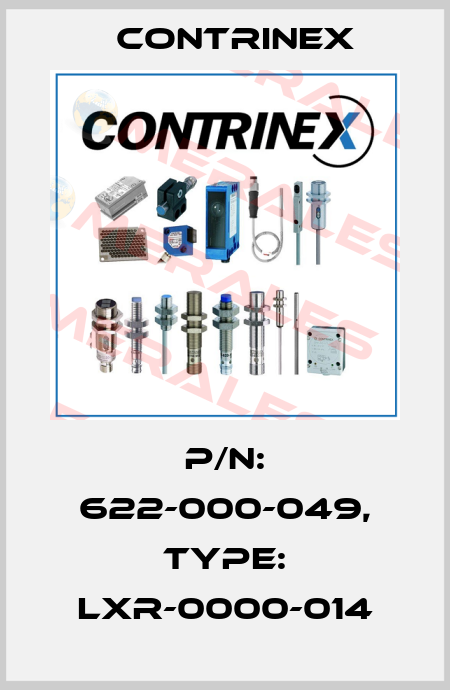 p/n: 622-000-049, Type: LXR-0000-014 Contrinex