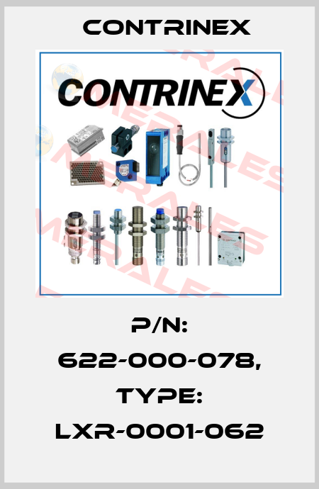 p/n: 622-000-078, Type: LXR-0001-062 Contrinex