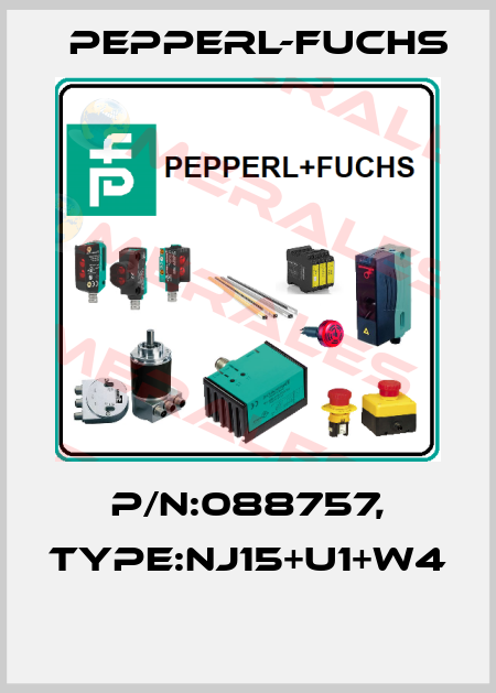 P/N:088757, Type:NJ15+U1+W4  Pepperl-Fuchs