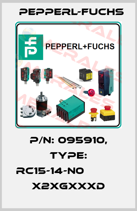 p/n: 095910, Type: RC15-14-N0            x2xGxxxD Pepperl-Fuchs