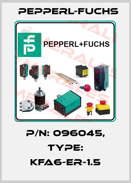 p/n: 096045, Type: KFA6-ER-1.5 Pepperl-Fuchs