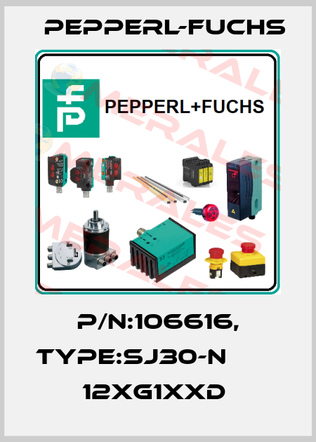 P/N:106616, Type:SJ30-N                12xG1xxD  Pepperl-Fuchs