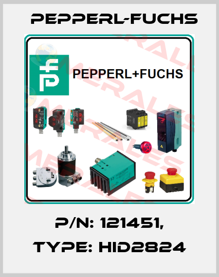 p/n: 121451, Type: HID2824 Pepperl-Fuchs