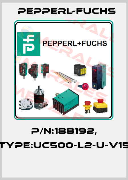 P/N:188192, Type:UC500-L2-U-V15  Pepperl-Fuchs