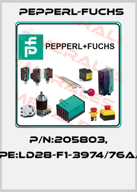 P/N:205803, Type:LD28-F1-3974/76a/112  Pepperl-Fuchs