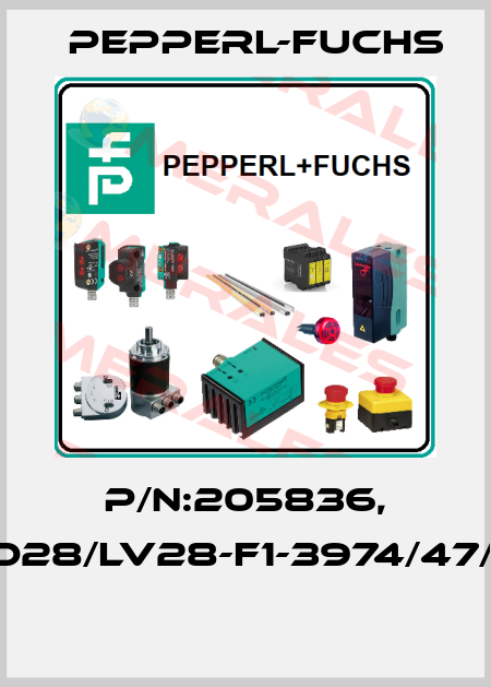 P/N:205836, Type:LD28/LV28-F1-3974/47/82b/112  Pepperl-Fuchs