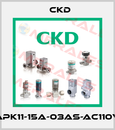 APK11-15A-03AS-AC110V Ckd