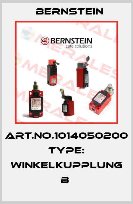 Art.No.1014050200 Type: WINKELKUPPLUNG               B  Bernstein