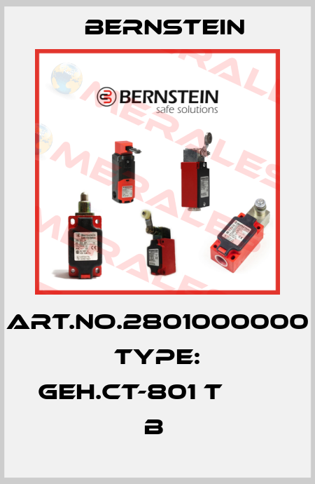 Art.No.2801000000 Type: GEH.CT-801 T                 B  Bernstein