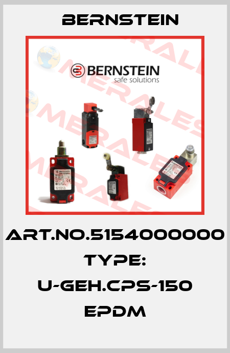 Art.No.5154000000 Type: U-GEH.CPS-150 EPDM Bernstein