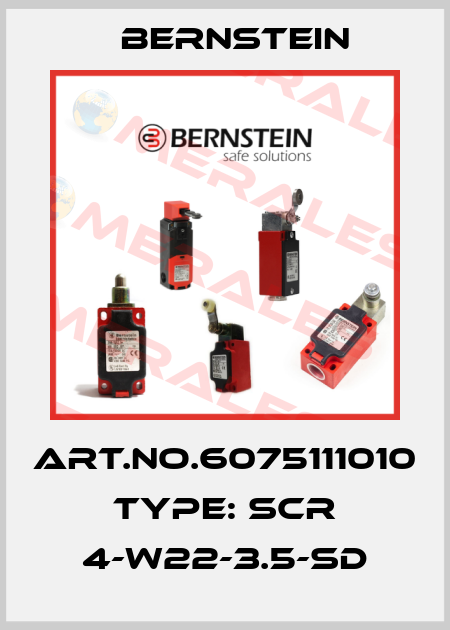 Art.No.6075111010 Type: SCR 4-W22-3.5-SD Bernstein